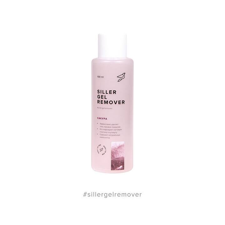 SILLER Gel Remover Sakura, 100 ml, Засіб для зняття гель-лаку Сакура #1