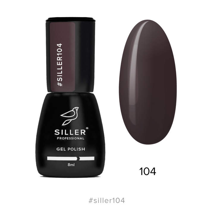 SILLER Gel Polish №104 COCOA, какао, 8 ml, гель-лак #1