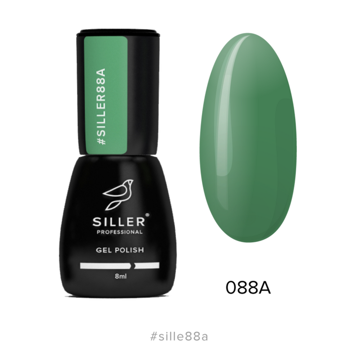 SILLER Gel Polish №88A JADE, нефрит, 8 ml, гель-лак #1