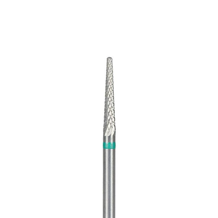 Fraise en carbure "CÔNE FIN TRONQUÉ" verte, Ø 2 mm #1