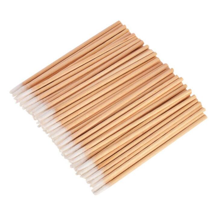 100 pcs Microbrochas de madera, 7 cm #1