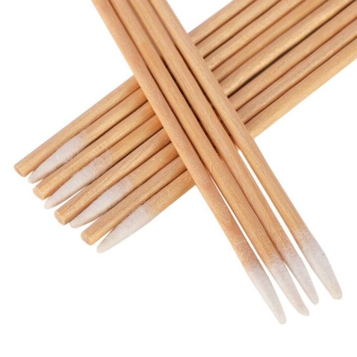 100 pcs Microbrochas de madera, 7 cm #2