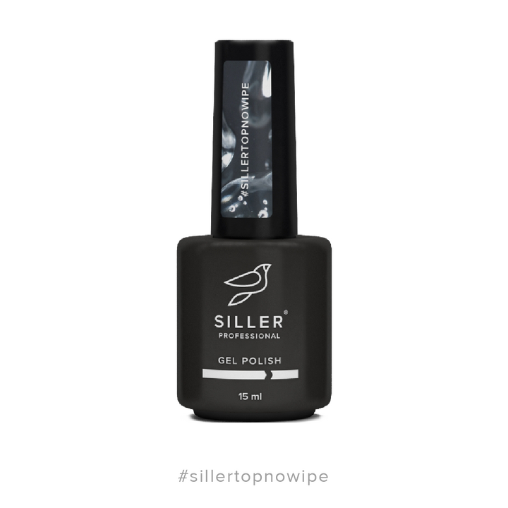 SILLER Top No Wipe, 15 ml, Топ без липкого шару #1