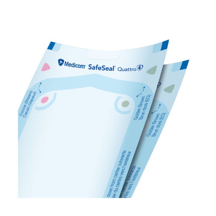 MEDICOM Самоклеючі пакети для стерилізації, 70 mm x 229 mm, 200 шт #2