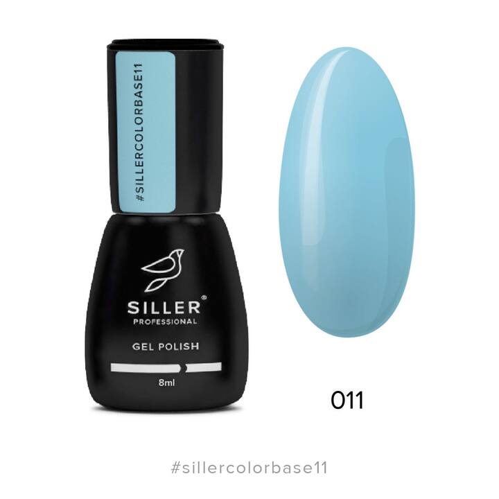 SILLER Color Base №11, блакитно-бірюзова, 8 ml #1