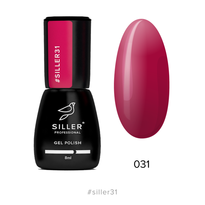 SILLER Gel Polish №31 RUBY, рубіновий, 8 ml, гель-лак #1