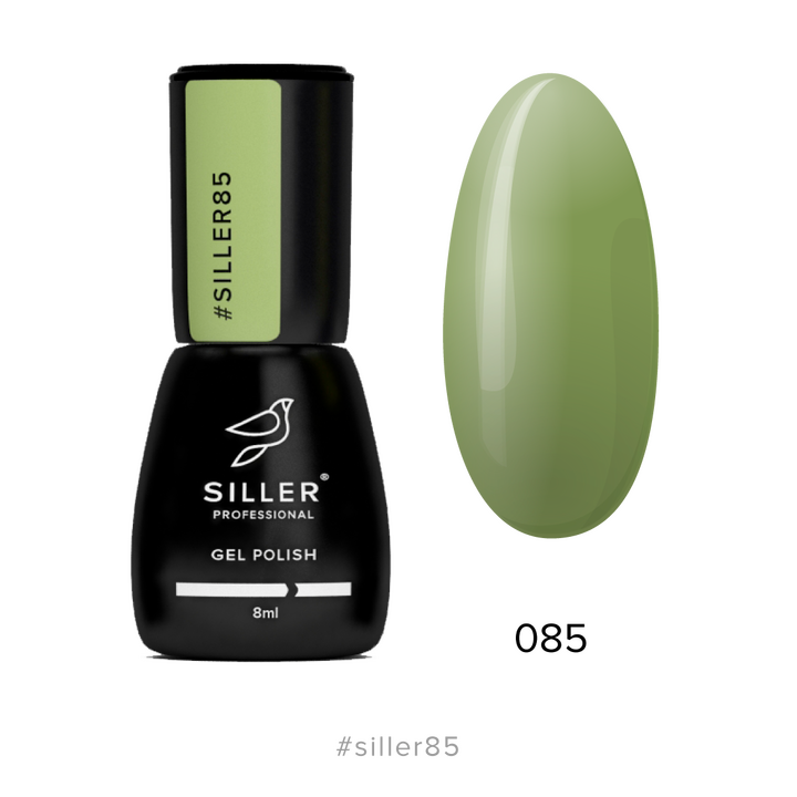 SILLER Gel Polish №85 JUICY LIME, соковитий лайм, 8 ml, гель-лак #1