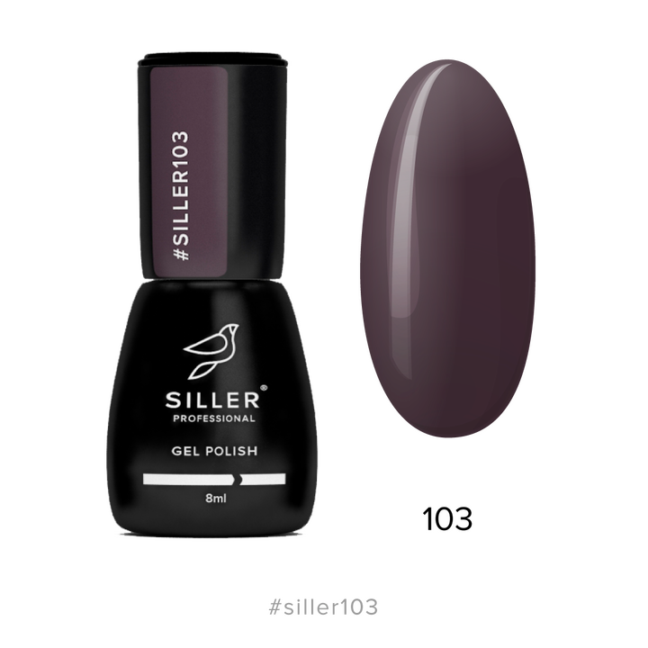 SILLER Gel Polish №103 ICED COFFEE, айс-кава, 8 ml, гель-лак #1