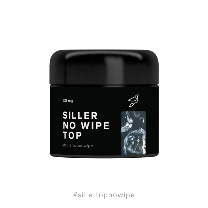 SILLER Top No Wipe, 30 ml, Топ без липкого шару #1