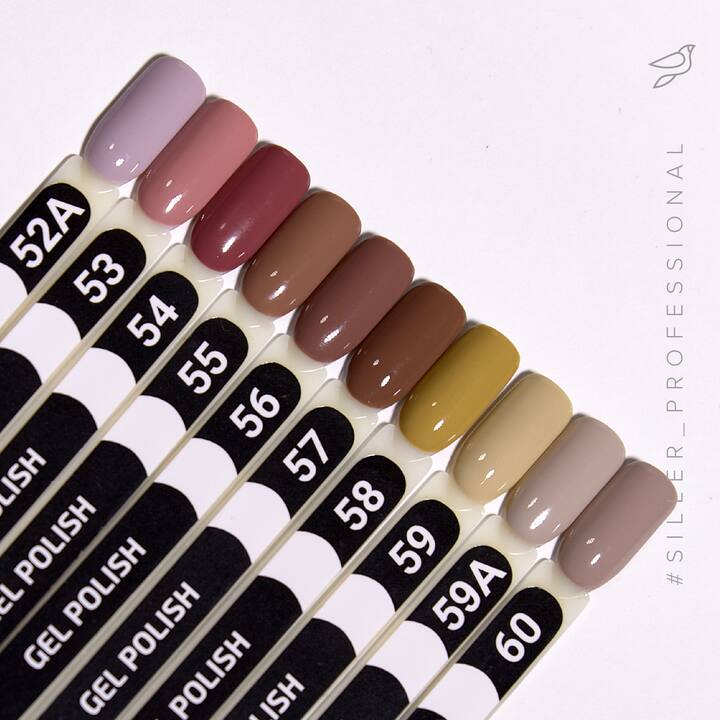 SILLER Gel Polish №58 MUSTARD, гірчичний, 8 ml, гель-лак #3