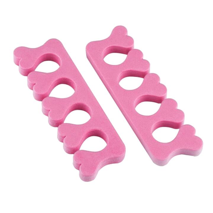 Finger separators, pink, 2 pcs (1 pair) — Toe separators, NAILSMADE