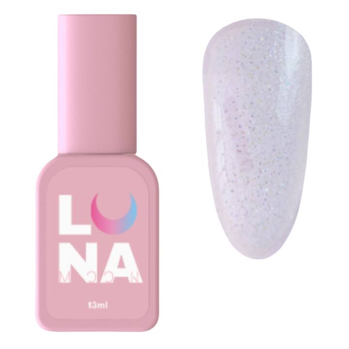 LUNAmoon. STELLAR Top coat, 13 ml, Топ глянцевий з різнокольоровими голографічним шимером #4