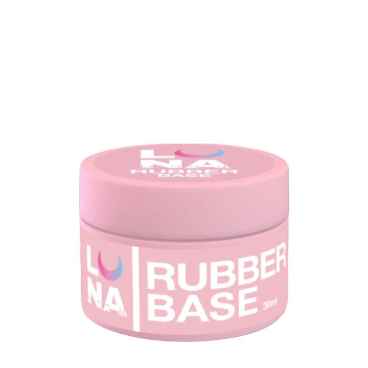 LUNAmoon. RUBBER BASE, clear, 30 ml, прозора каучукова база #2
