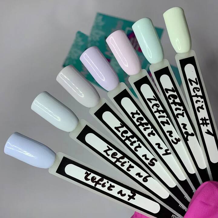SILLER Gel Polish Zefir №7, пастельно-блакитний, 8 ml, гель-лак #2