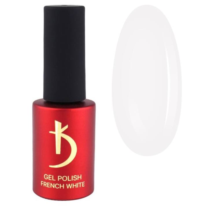 KODI Gel Polish FRENCH WHITE, branco altamente pigmentado, 7 ml #1