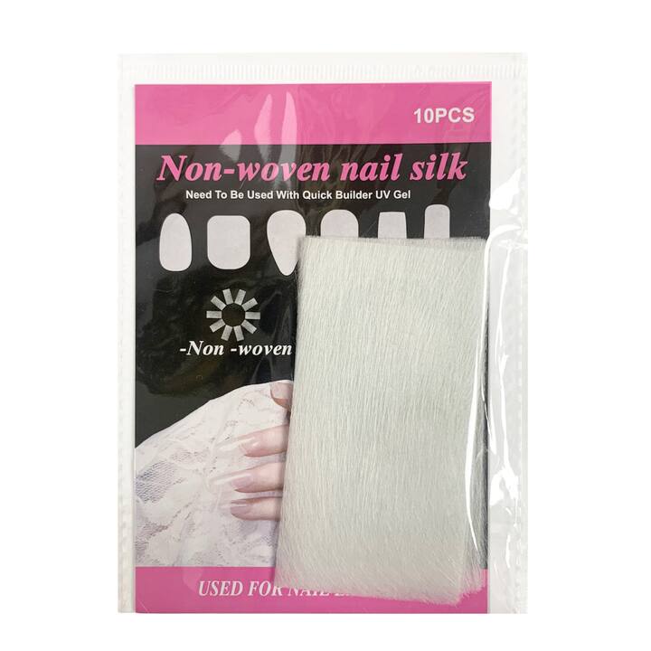 Fibra di vetro per allungamento e riparazione unghie, 8 x 4 cm, 10 pz #1