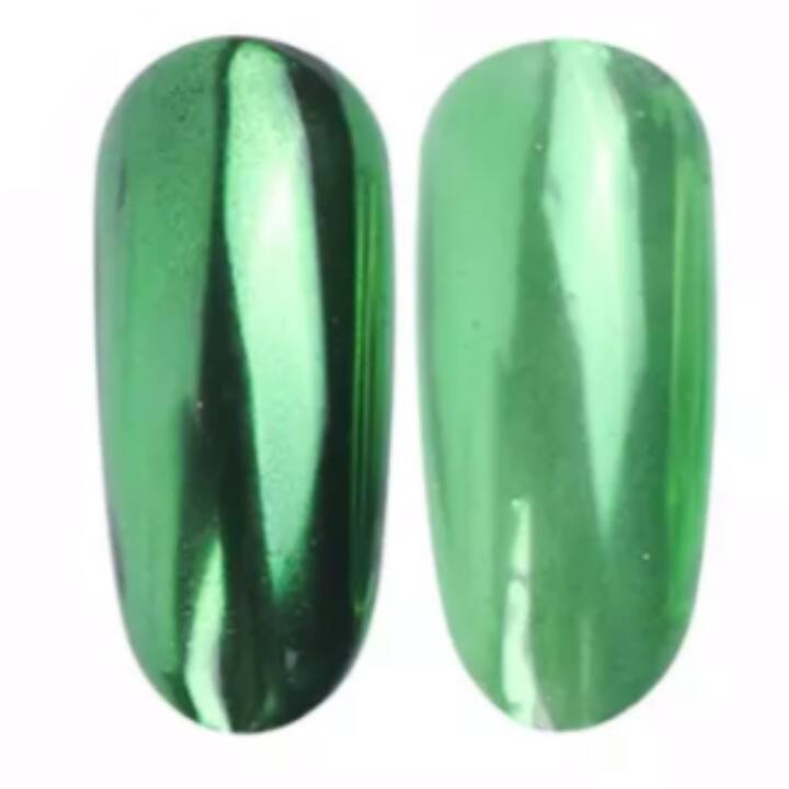 Втирка зеркальная, зеленая, 1 g #2
