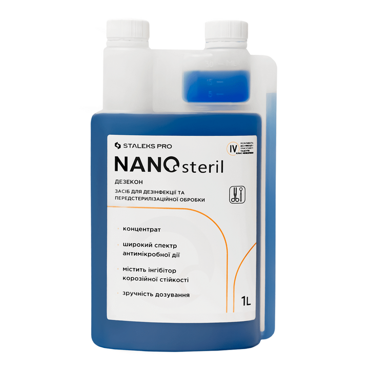 STALEKS. Desinfectante concentrado universal NANOsteril, 1000 ml #1