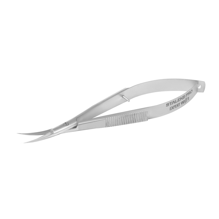 STALEKS Micro Scissors, Твізери (мікроножиці) для брів, для вій, для кутикули EXPERT 90 TYPE 1, 15 mm #2