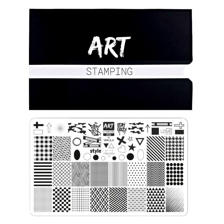 ART STAMPING Пластина для стемпінгу 0002 «Геометрія» by Vakula #2