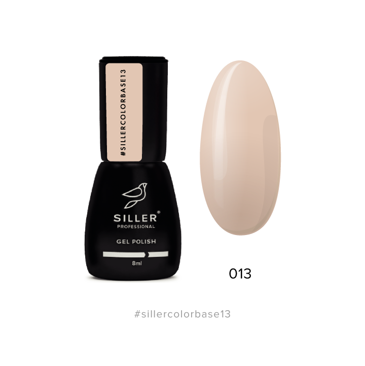 SILLER Color Base №13, світло-абрикосова, 8 ml #3
