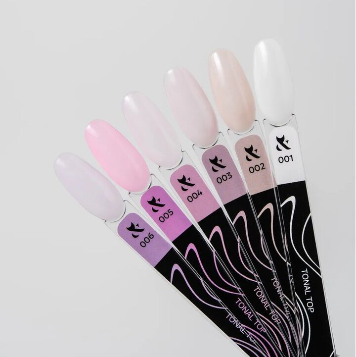 F.O.X. Top Tonal #005, not sticky, 7 ml. Тонуючий топ без липкого шару #2