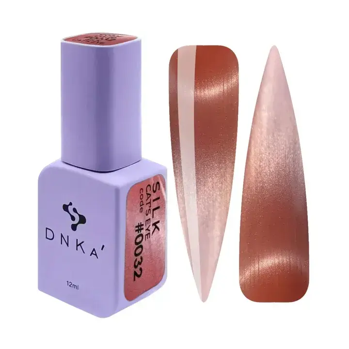 DNKa’. Gel Polish Cat`s Eye, Silk, #0032, 12 ml, гель-лак "Котяче око" #1