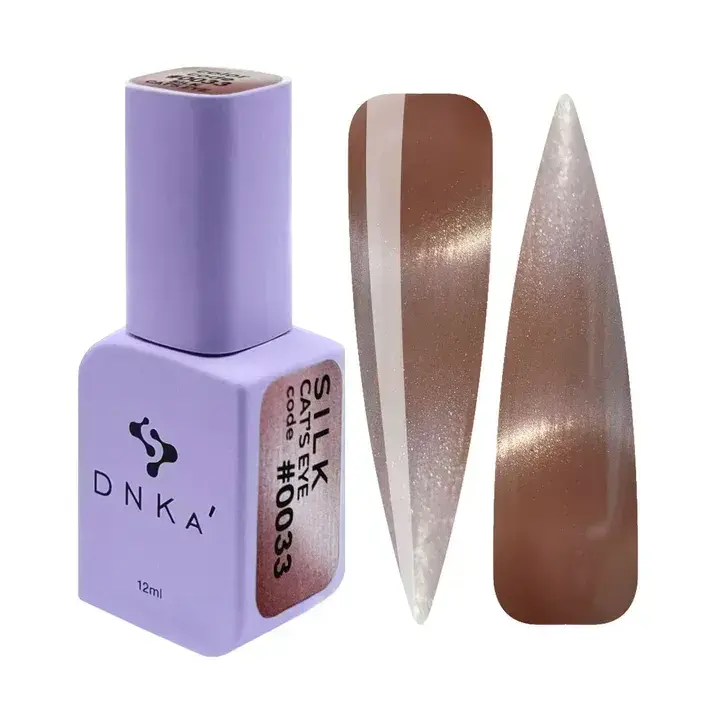 DNKa’. Gel Polish Cat`s Eye, Silk, #0033, 12 ml, гель-лак "Котяче око" #1
