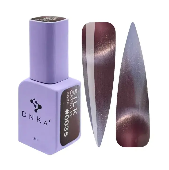 DNKa’. Gel Polish Cat`s Eye, Silk, #0035, 12 ml, гель-лак "Котяче око" #1