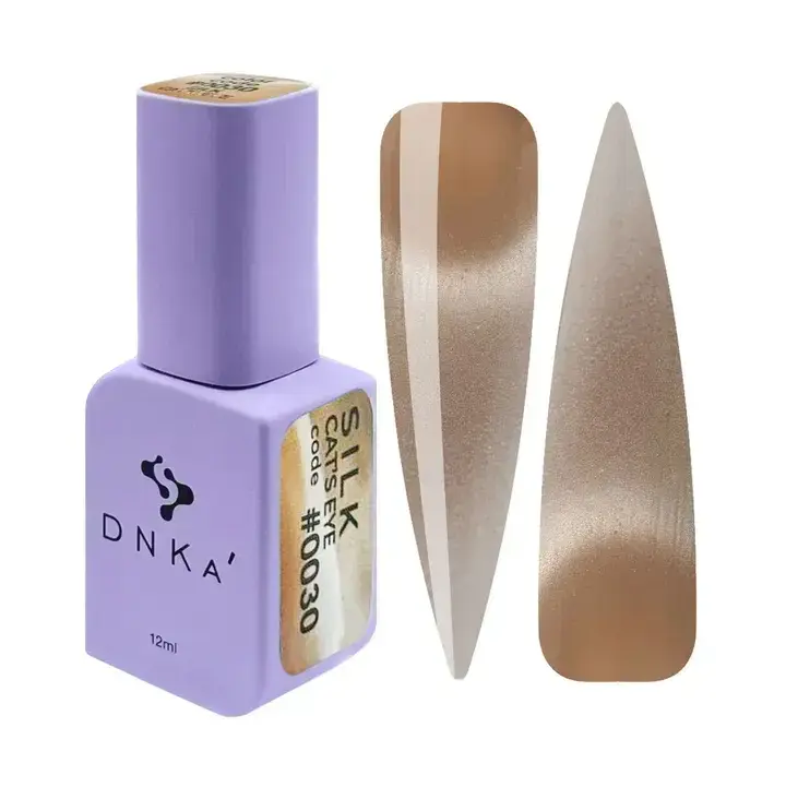 DNKa’. Gel Polish Cat`s Eye, Silk, #0030, 12 ml, гель-лак "Котяче око" #1