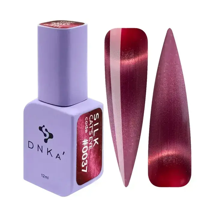 DNKa’. Gel Polish Cat`s Eye, Silk, #0037, 12 ml, гель-лак "Котяче око #1