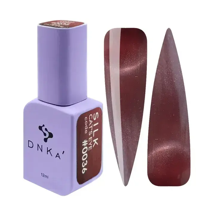 DNKa’. Gel Polish Cat`s Eye, Silk, #0036, 12 ml, гель-лак "Котяче око" #1
