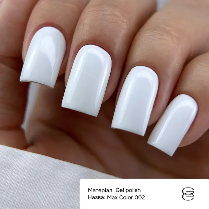 GÉMELY (ex GA&MA). Gel polish, Max Color #002 White, 10 ml, гель-лак #2