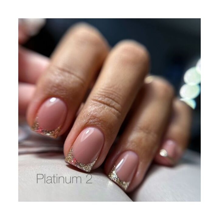 SAGA. Platinum Paint Gel, #02, 5 g. Gel de pintura con purpurina #4