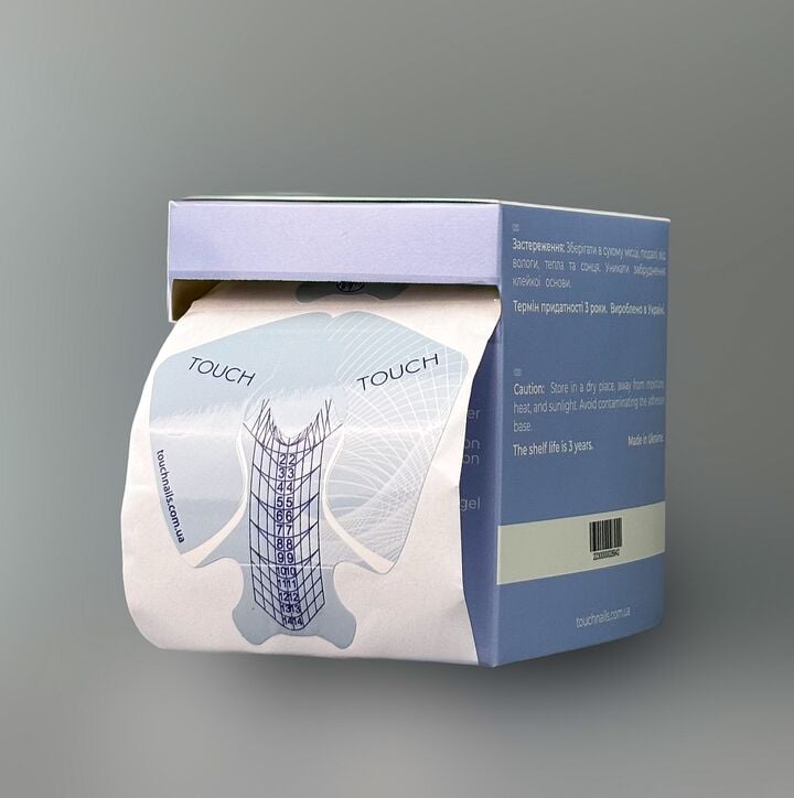 TOUCH. Universal Nails Forms, 300 pcs, Універсальні форми для нарощення, 300 шт #2
