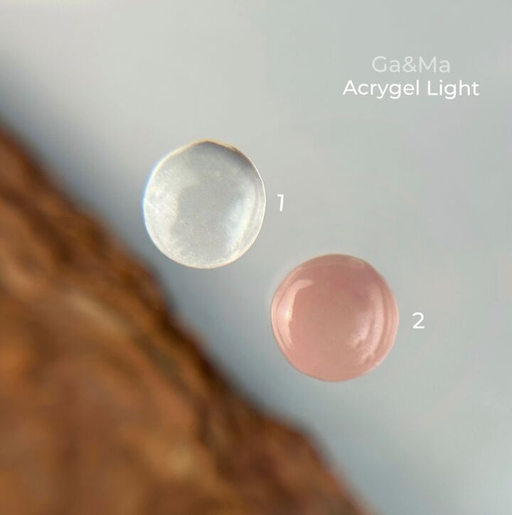 GA&MA. Acrygel LIGHT #001 Clear, transparente, 30 ml #4