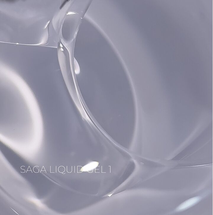 SAGA. Liquid Gel, 15 ml, #01. Рідкий гель для укріплення та нарощування #1