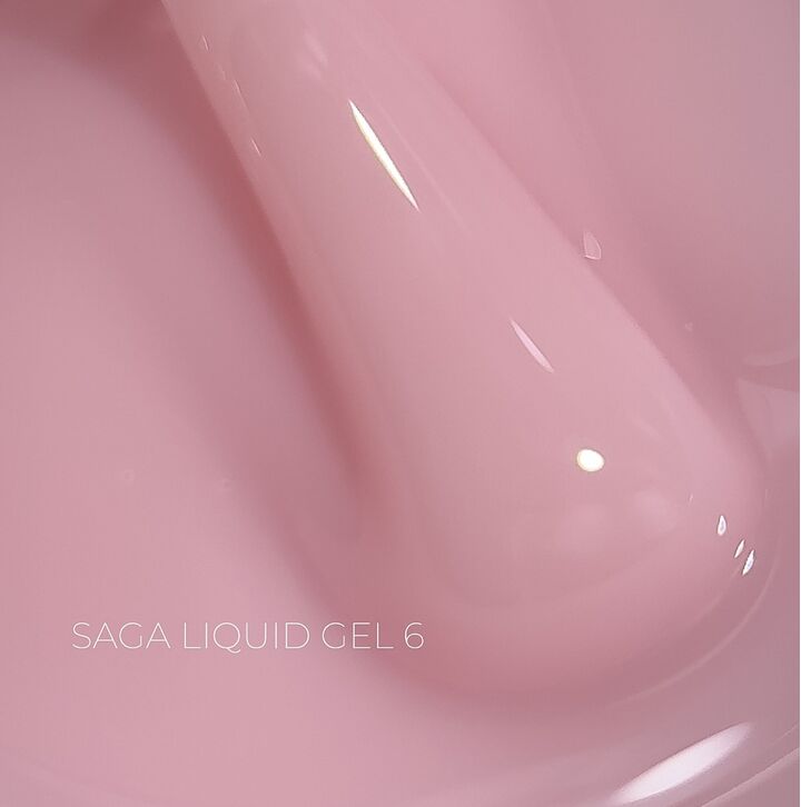 SAGA. Liquid Gel, 30 ml, #06. Рідкий гель для укріплення та нарощування #1
