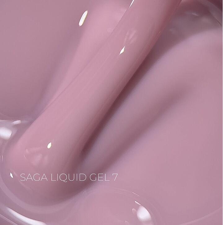 SAGA. Liquid Gel, 30 ml, #07. Рідкий гель для укріплення та нарощування #1