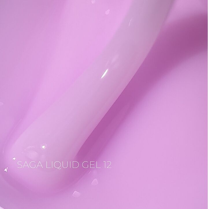 SAGA. Liquid Gel, 15 ml, #12. Рідкий гель для укріплення та нарощування #1