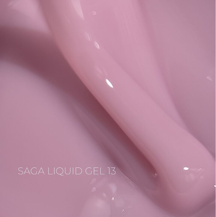 SAGA. Liquid Gel, 15 ml, #13. Рідкий гель для укріплення та нарощування #1