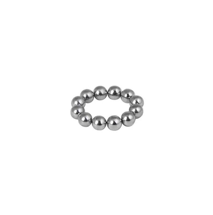 SAGA. Magnet for Gel Polish Cat's eye, 4 mm x 12 pcs. Магніт КІЛЬЦЕ ВЕЛИКЕ для "котячого ока" #1