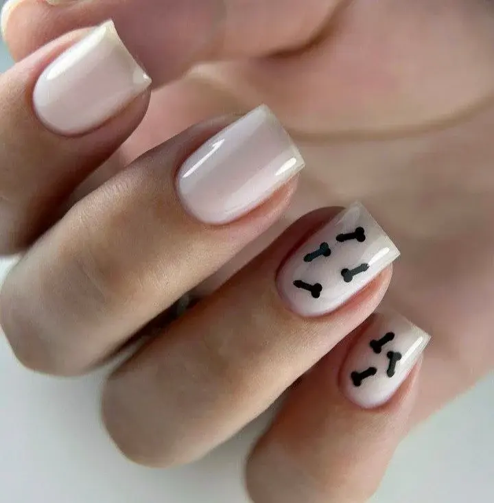 NOTD. "Fun!" Top #03, 10 ml, топ з чорними фігурками #5
