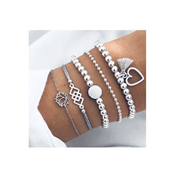 Set di bracciali argentati #2 #2