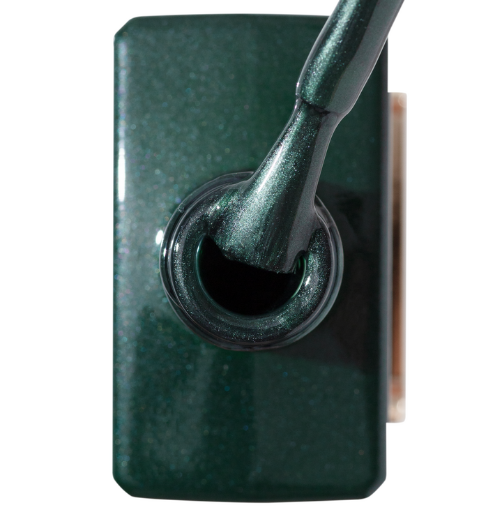 HEYLOVE. Cat's Eye Gel Polish, Bengal, 15 ml, гель-лак "Котяче око", насичений темно-зелений #2