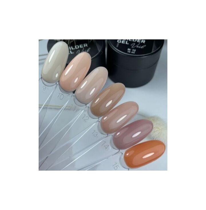 SAGA. Builder gel "Veil", 30 ml, #09. Гель для укріплення та нарощування #3