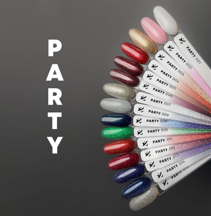 F.O.X. Gel polish, Party #008, 7 ml. Гель-лак з шимером #3