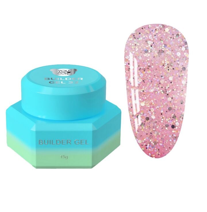 You Are Cute. Builder Gel "PIXIE DREAM Collection", 5*15 ml, набір гелів для нарощування #4