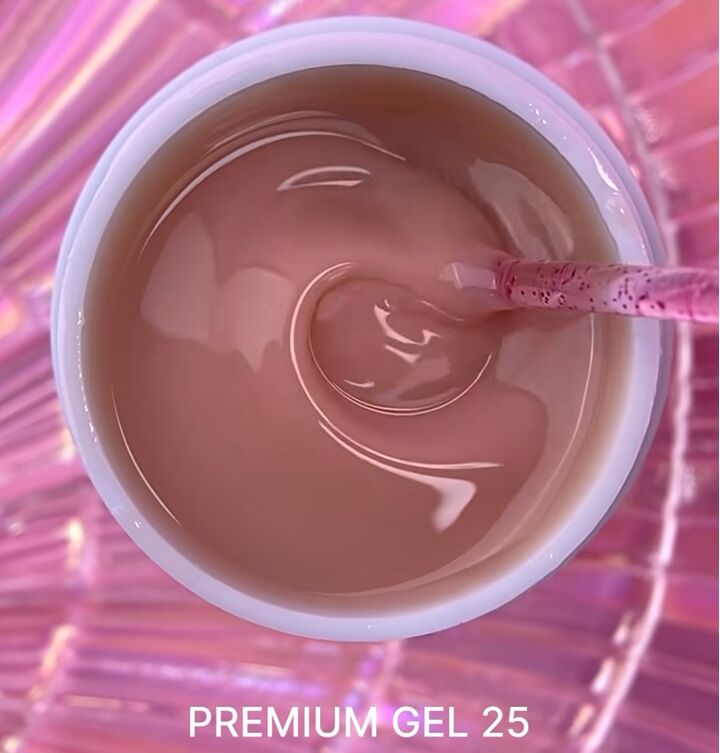 LUNAmoon. Premium Builder Gel #25 Classic beige, 15 ml, builder gel, classic beige #4