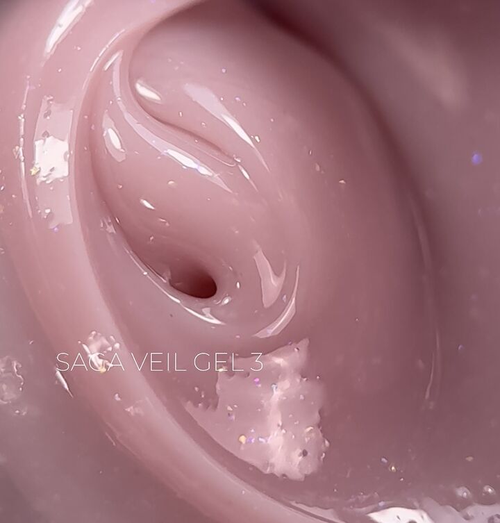 SAGA. Builder gel "Veil", 15 ml, #03. Гель для укріплення та нарощування #2